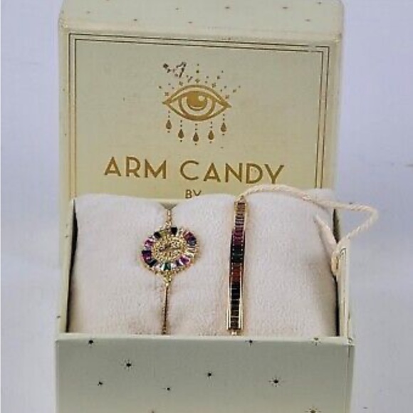 eye candy Jewelry Eye Candy Los Angeles Luxe Bracelets 2 Pc Gold